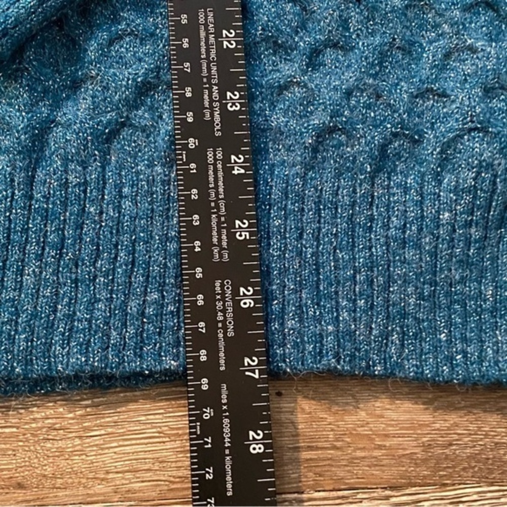 Terra & Sky Sweater Women’s Size‎ 2X Balloon Sleeve Blue New With Tags - Picture 8 of 8